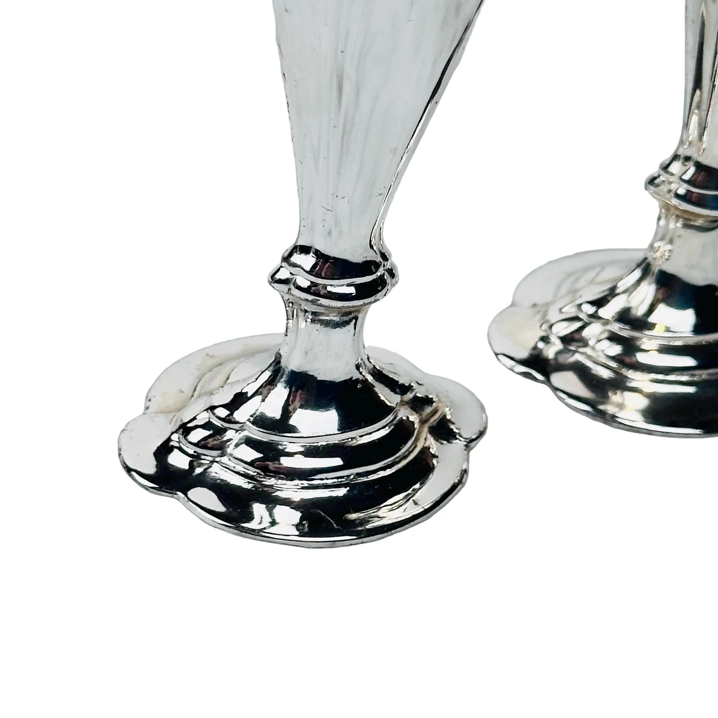 Vintage La France Silverplate Salt & Pepper Shakers, Pattern 780