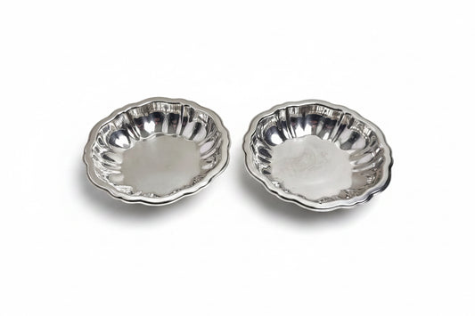 Oneida Silverplate Fluted Bowls, Set of 2