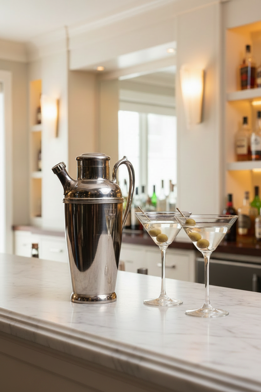 Melford Silverplate Cocktail Jug, Mid Century Barware