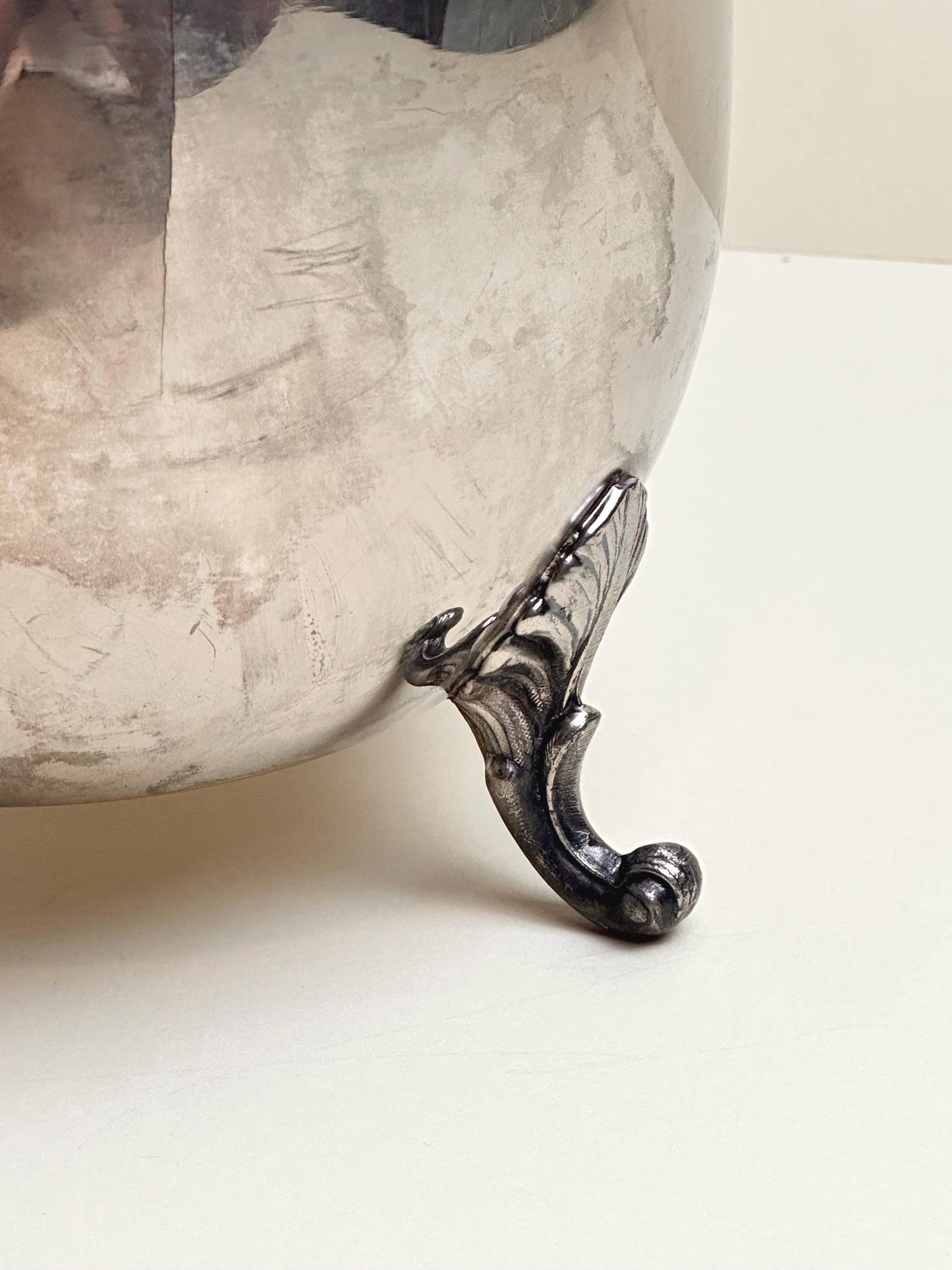 Victorian Silver plated Ice Bucket with Glass Liner